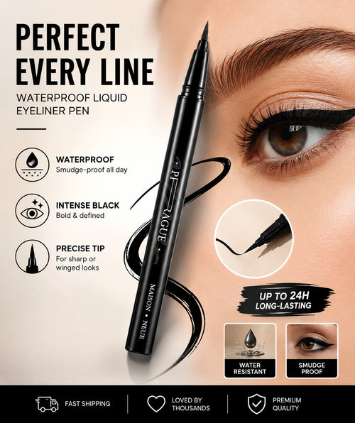Foxexpro-Cosmetics eyeliner pen is sweat-resistant and doesn't smudge easily