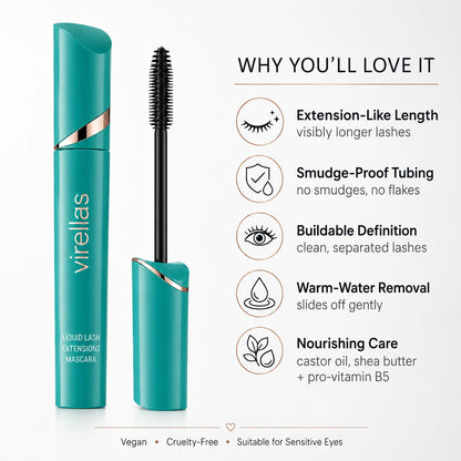 ⏰Last Day-Buy 1 Get 1 Free🔥 Virellas LashExtend Mascara | Instantly Longer, Fuller Lashes