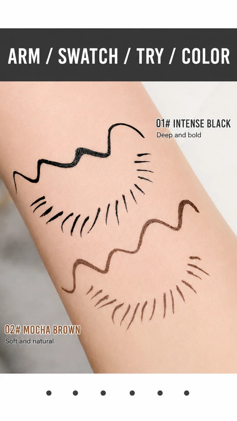 Foxexpro-Cosmetics eyeliner pen is sweat-resistant and doesn't smudge easily