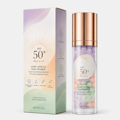 Three-Color Protective Isolation Cream with SPF 50 Coverage