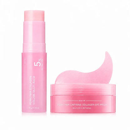 PDRN Pink Collagen Volume Multi Balm | All In One Volufiline, PDRN, NAD Stick for Youthful-Looking, Helping Look of Fine Lines, Firming Care, Anti-Aging Care | For Under-Eyes, Neck, Forehead, Smile Lines, Lip Care | Korean Skincare